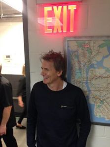 From Duran Duran's Facebook page: John Taylor backstage at Fashion Rocks 9/9/14 